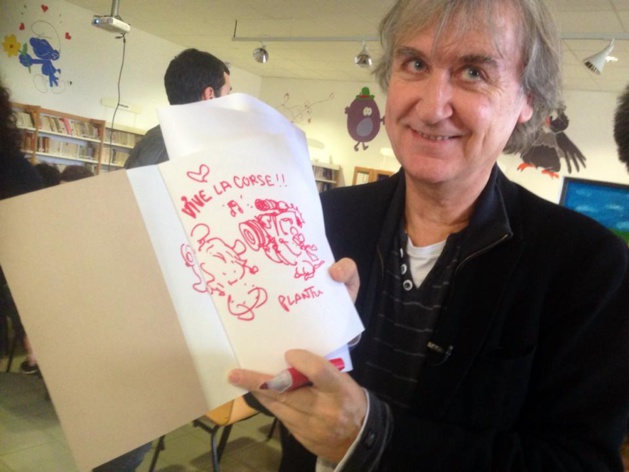 Plantu rend visite aux élèves du lycée Pascal Paoli de Corte Plantu rend visite aux élèves du lycée Pascal Paoli de Corte