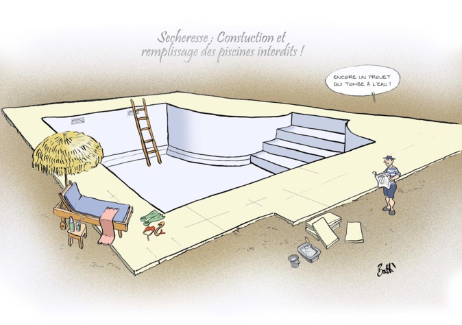 Le dessin de Battì : des projets qui tombent à… l'eau Le dessin de Battì : des projets qui tombent à… l'eau