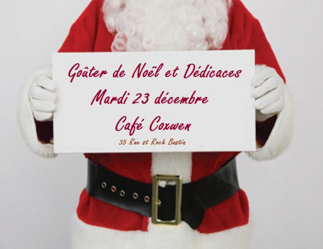 Bastia : Goûter de Noël et dédicaces au Coxwen café Bastia : Goûter de Noël et dédicaces au Coxwen café
