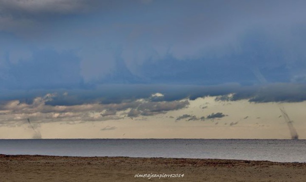 Météo : Les deux tubas simultanés observés au large de Bastia Météo : Les deux tubas simultanés observés au large de Bastia