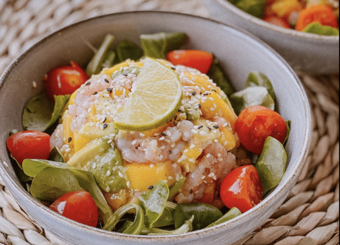 À table : Tartare crevettes, avocats, mangues avec #lapetitecuisinedemarie À table : Tartare crevettes, avocats, mangues avec #lapetitecuisinedemarie