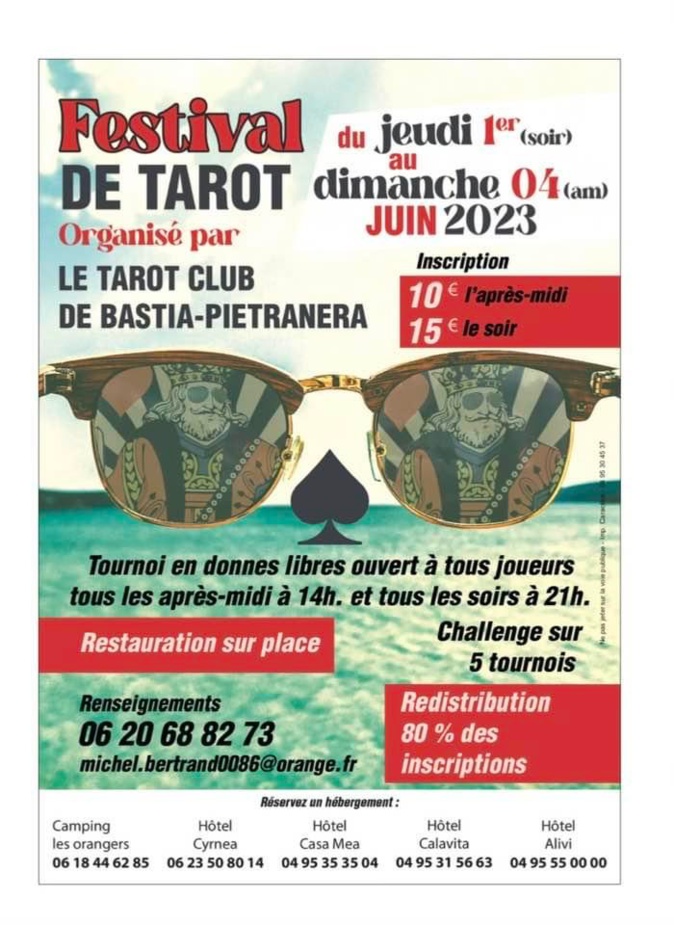 Le festival de tarot est de retour à Pietranera Le festival de tarot est de retour à Pietranera
