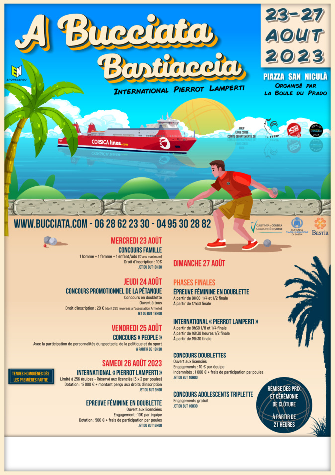 Pétanque : A Bucciata Bastiaccia est de retour Pétanque : A Bucciata Bastiaccia est de retour