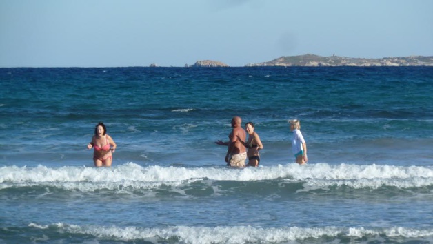 Baignade du nouvel an : A Calvi aussi Baignade du nouvel an : A Calvi aussi
