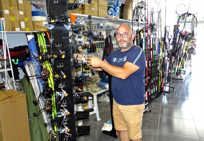 Grégory Lépicier est passionné de pêche Grégory Lépicier est passionné de pêche