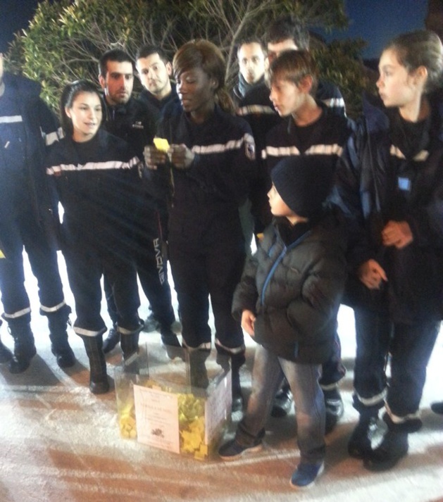 Tirage de la tombola de l'amicale des pompiers de Calvi
