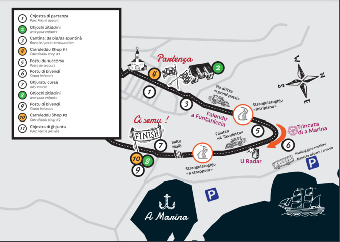 Le parcours de cette 5e édition. Le parcours de cette 5e édition.