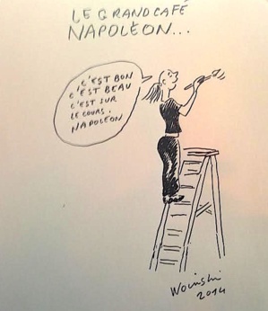 Ajaccio : Wolinski et Napoléon Ajaccio : Wolinski et Napoléon