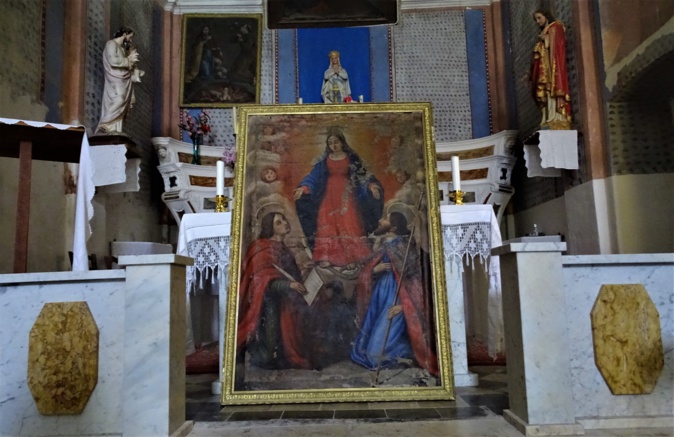 Pratu-di-Ghjuvellina : un don de 8 000 € pour restaurer la toile de la Vierge Marie de Domenico Desanti Pratu-di-Ghjuvellina : un don de 8 000 € pour restaurer la toile de la Vierge Marie de Domenico Desanti