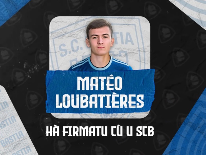 Matéo Loubatières : 1ère recrue 2023/2024 pour le SCB (photo SCB) Matéo Loubatières : 1ère recrue 2023/2024 pour le SCB (photo SCB)