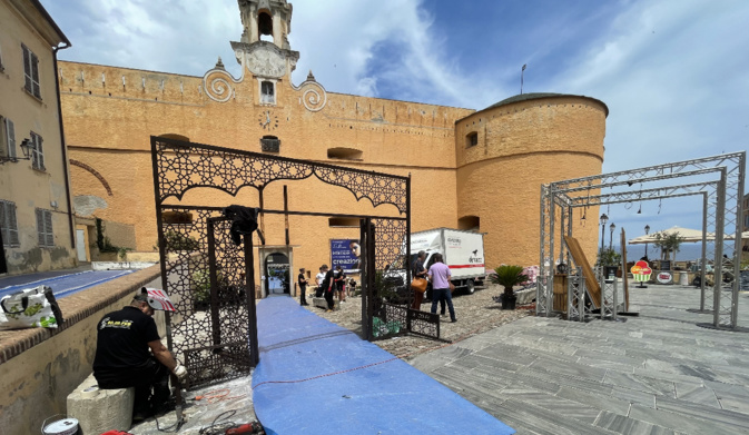 J-1 à la citadelle de Bastia qui se prepare à acciuellir la 7e édition du festival J-1 à la citadelle de Bastia qui se prepare à acciuellir la 7e édition du festival