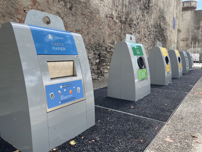 Les nouveaux conteneurs installés à la citadelle de Bastia. Les nouveaux conteneurs installés à la citadelle de Bastia.