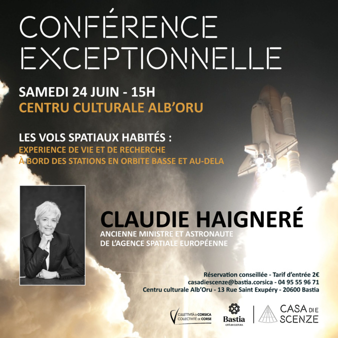 L'astronaute Claudie Haigneré à Bastia : "J'ai vécu une aventure humaine absolument fantastique" L'astronaute Claudie Haigneré à Bastia : "J'ai vécu une aventure humaine absolument fantastique"