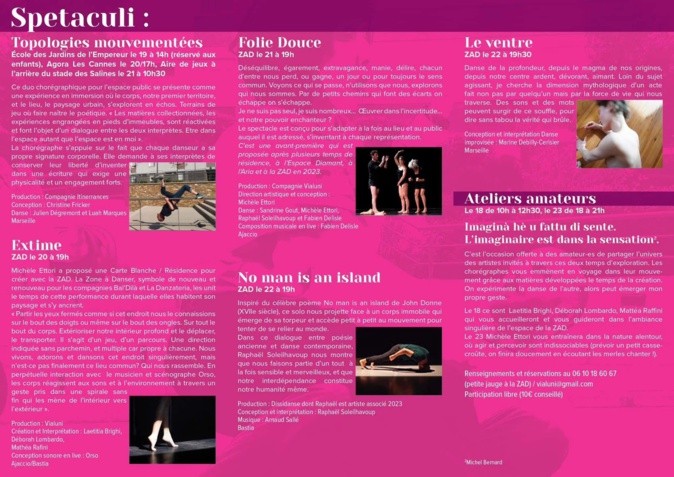 LesViesDanse : Ajaccio aux rythmes de la danse contemporaine du 18 au 23 juin LesViesDanse : Ajaccio aux rythmes de la danse contemporaine du 18 au 23 juin