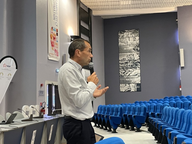 Florent Maurin, le directeur adjoint d'EDF Corse. Florent Maurin, le directeur adjoint d'EDF Corse.