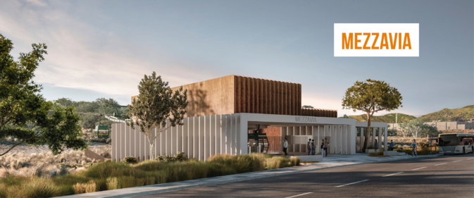 Le projet de future gare de Mezzavia (Illustration via CAPA) Le projet de future gare de Mezzavia (Illustration via CAPA)