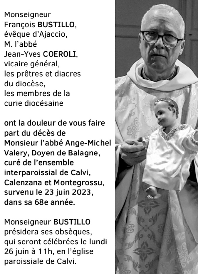 Calvi - Avis de décès Calvi - Avis de décès