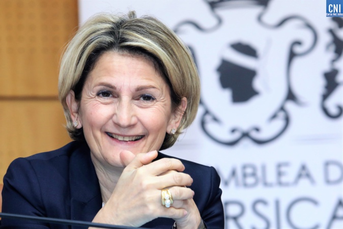 Nanette Maupertuis, présidente de l'Assemblée de Corse. Photo Michel Luccioni.