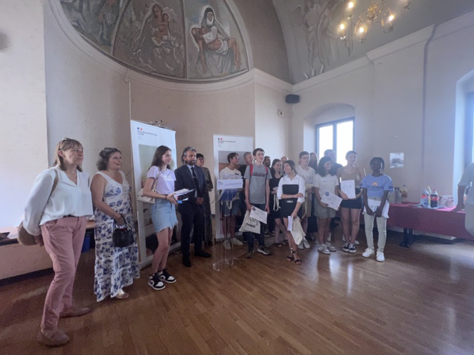 La ceremonie au Rectorat La ceremonie au Rectorat