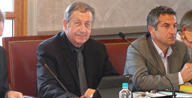 Paul Trojani (à gauche) avec Philippe Albertini, directeur de la CCIT2B : " Air France continue d’asphyxier Bastia"