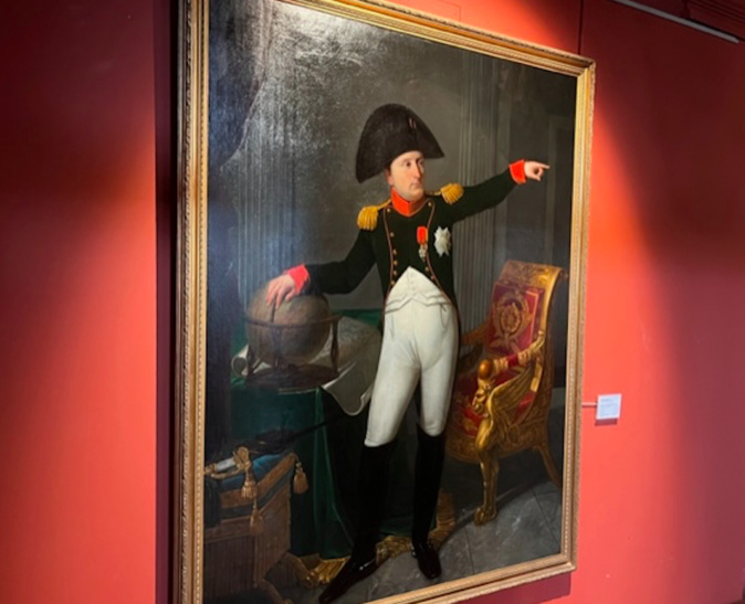 Napoléon en uniforme de colonnel des chasseurs de la garde par Angélique Mongez Napoléon en uniforme de colonnel des chasseurs de la garde par Angélique Mongez