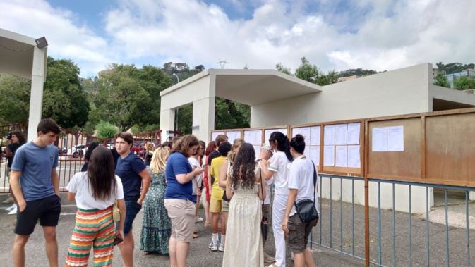 Ce mardi matin devant le lycée du Fango Ce mardi matin devant le lycée du Fango