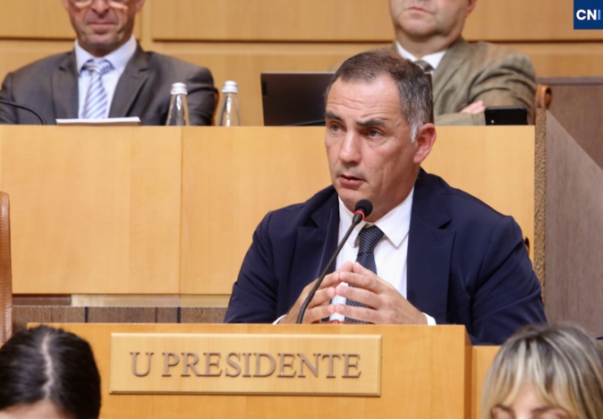 Gilles Simeoni, président du Conseil exécutif de la Collectivité de Corse. Photo Michel Luccioni. Gilles Simeoni, président du Conseil exécutif de la Collectivité de Corse. Photo Michel Luccioni.