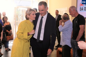 Nanette Maupertuis et Gilles Simeoni. Photo Michel Luccioni.