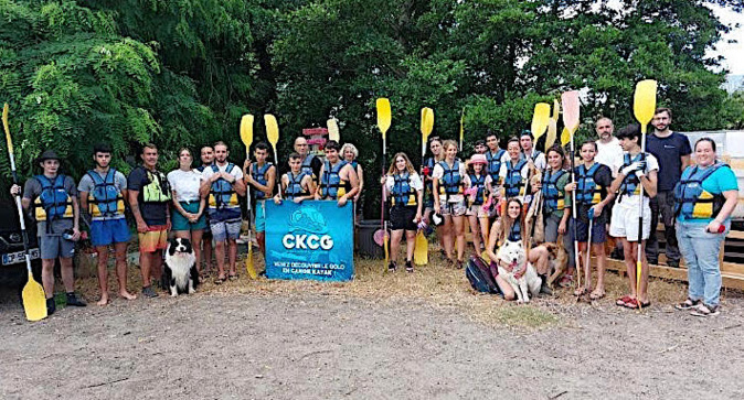 Nettoyage du Golu : le Canoë Kayak Club récupère 900 kilos de déchets divers