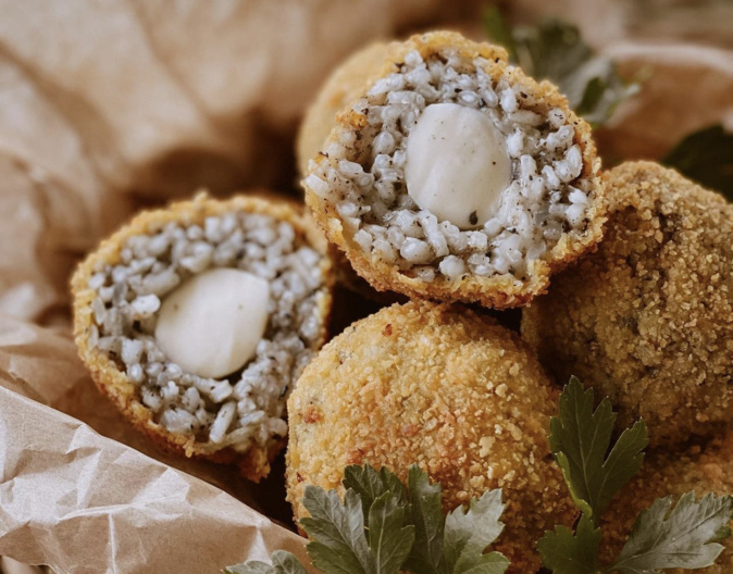 A table : Arancini al tartufo avec #lapetitecuisinedemarie A table : Arancini al tartufo avec #lapetitecuisinedemarie