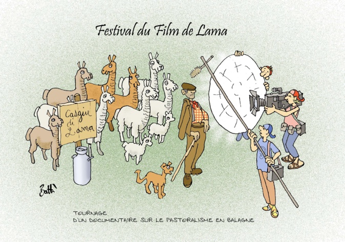 Le dessin de Battì : à Lama, a tela sott'à e stelle ! Le dessin de Battì : à Lama, a tela sott'à e stelle !