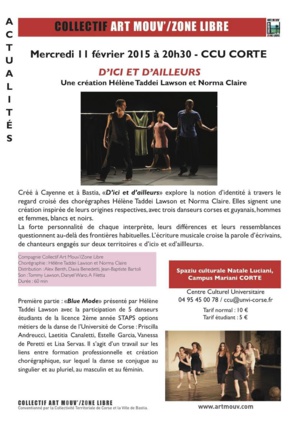 Corte : "D'ici et d'ailleurs" au centre culturel universitaire Corte : "D'ici et d'ailleurs" au centre culturel universitaire