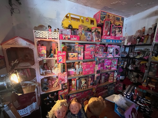Le monde de Barbie est également présent dans le local