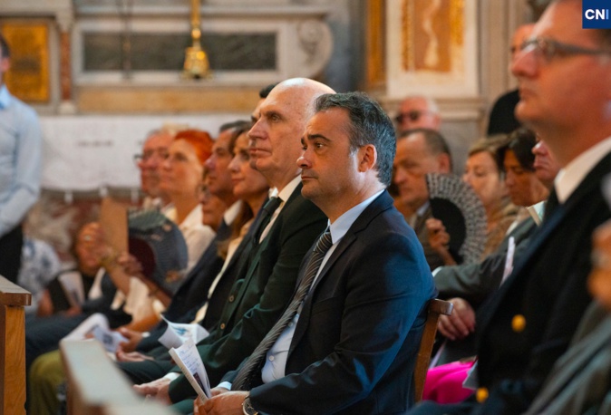 EN IMAGES - A Ajaccio, Mgr Bustillo a célébré la messe de l'Assomption devant des centaines de fidèles EN IMAGES - A Ajaccio, Mgr Bustillo a célébré la messe de l'Assomption devant des centaines de fidèles