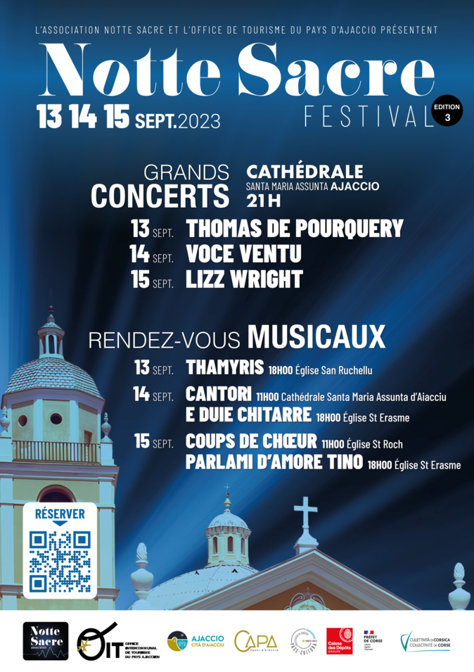 Ajaccio : Pour sa 3ème édition, Notte Sacre promet de beaux moments musicaux Ajaccio : Pour sa 3ème édition, Notte Sacre promet de beaux moments musicaux
