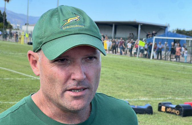 Jacques Nienaber, sélectionneur des Springboks @corsenetinfos Jacques Nienaber, sélectionneur des Springboks @corsenetinfos