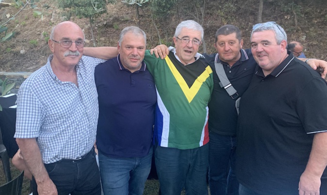 Etienne Ponzevera, Jean-Charles Martinelli, Dédé Giamarchi, Alain Del Moro Jérôme Torre Etienne Ponzevera, Jean-Charles Martinelli, Dédé Giamarchi, Alain Del Moro Jérôme Torre