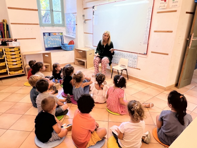 C'était la rentrée ce mardi pour les 15 élèves de l'école maternelle de Montegrossu C'était la rentrée ce mardi pour les 15 élèves de l'école maternelle de Montegrossu