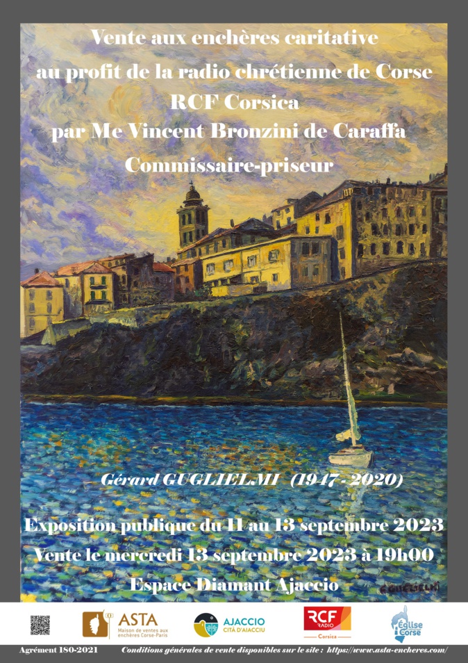 Ajaccio : Une vente aux enchères exceptionnelle au profit de RCF Corsica Ajaccio : Une vente aux enchères exceptionnelle au profit de RCF Corsica