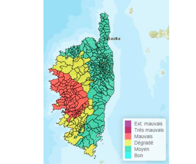 Carte de l’indice ATMO de la qualité de l’air pour la journée du dimanche 17 septembre Carte de l’indice ATMO de la qualité de l’air pour la journée du dimanche 17 septembre