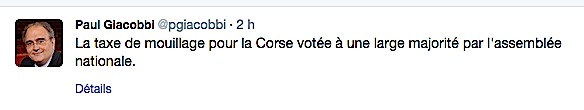 La taxe de mouillage pour la Corse votée à l'Assemblée nationale !