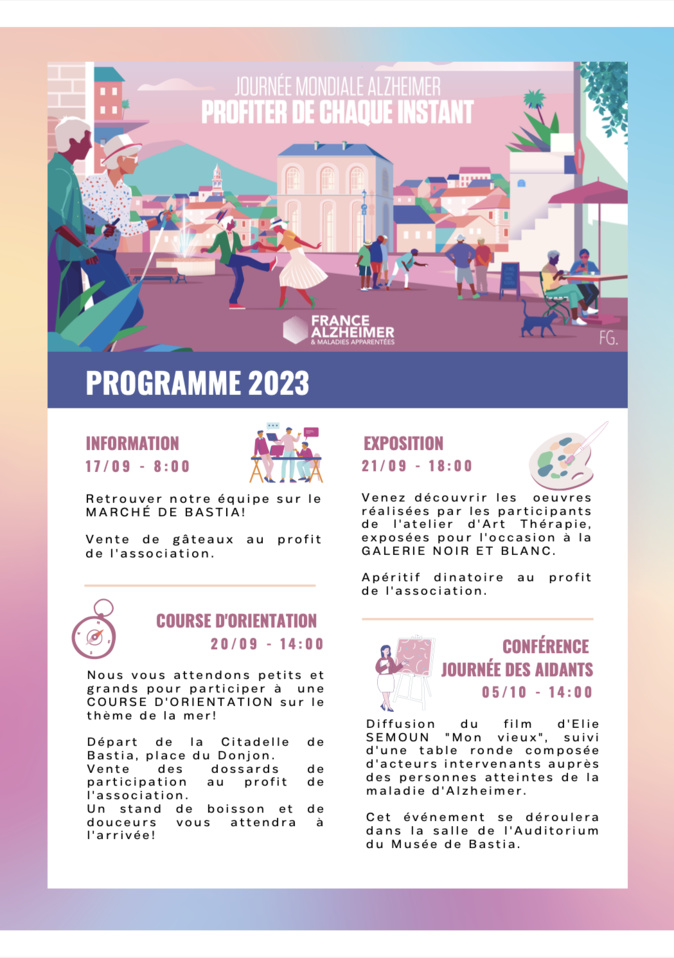 Alzheimer : Tous mobilisés pour soutenir les 7 500 malades de Corse