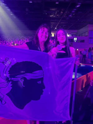 Ambre Acquaviva et sa coach Nathalie Courbet Ambre Acquaviva et sa coach Nathalie Courbet