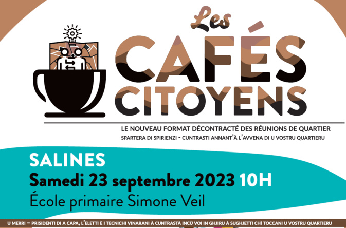 Ajaccio : Le cafés citoyens font leur rentrée ce samedi 23 septembre