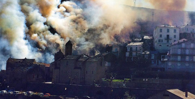 Lucciana : Une dizaine d'hectares détruits par les flammes