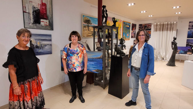 Porticcio : trio de femmes à l’honneur à la galerie Creazione