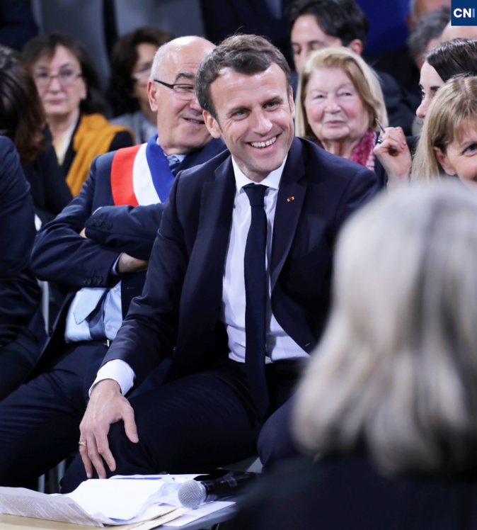 Emmanuel Macron à Cozzano. Archives CNI Emmanuel Macron à Cozzano. Archives CNI