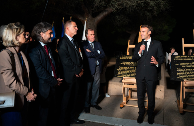 La presidente de l'Assemblée de Corse, le président de l'Exécutif et le Recteur de Corse étaient présents. Photo Paule Santoni La presidente de l'Assemblée de Corse, le président de l'Exécutif et le Recteur de Corse étaient présents. Photo Paule Santoni