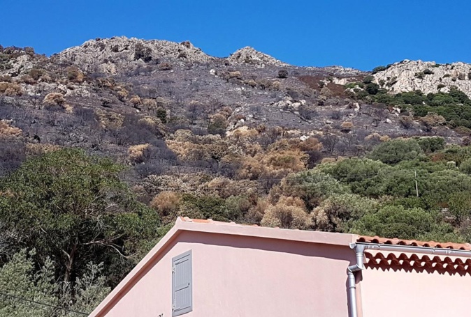 Santa-Reparata-di-Balagna : inquiétudes sur un risque d’éboulement après l’incendie de juillet