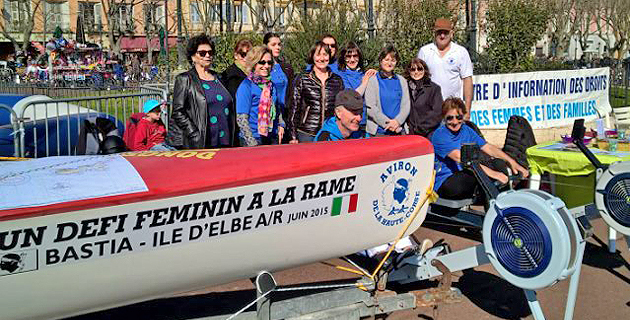 Bastia : Elles vont ramer jusqu'à l'Ile d'Elbe pour les droits des femmes